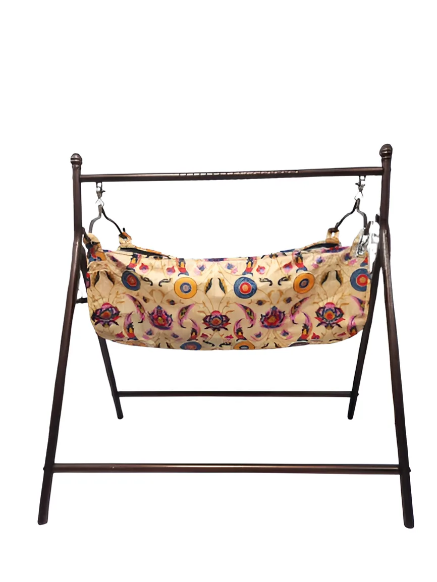 Baby Foldable Cradle Swing Iron Road With Mosquito Net ...